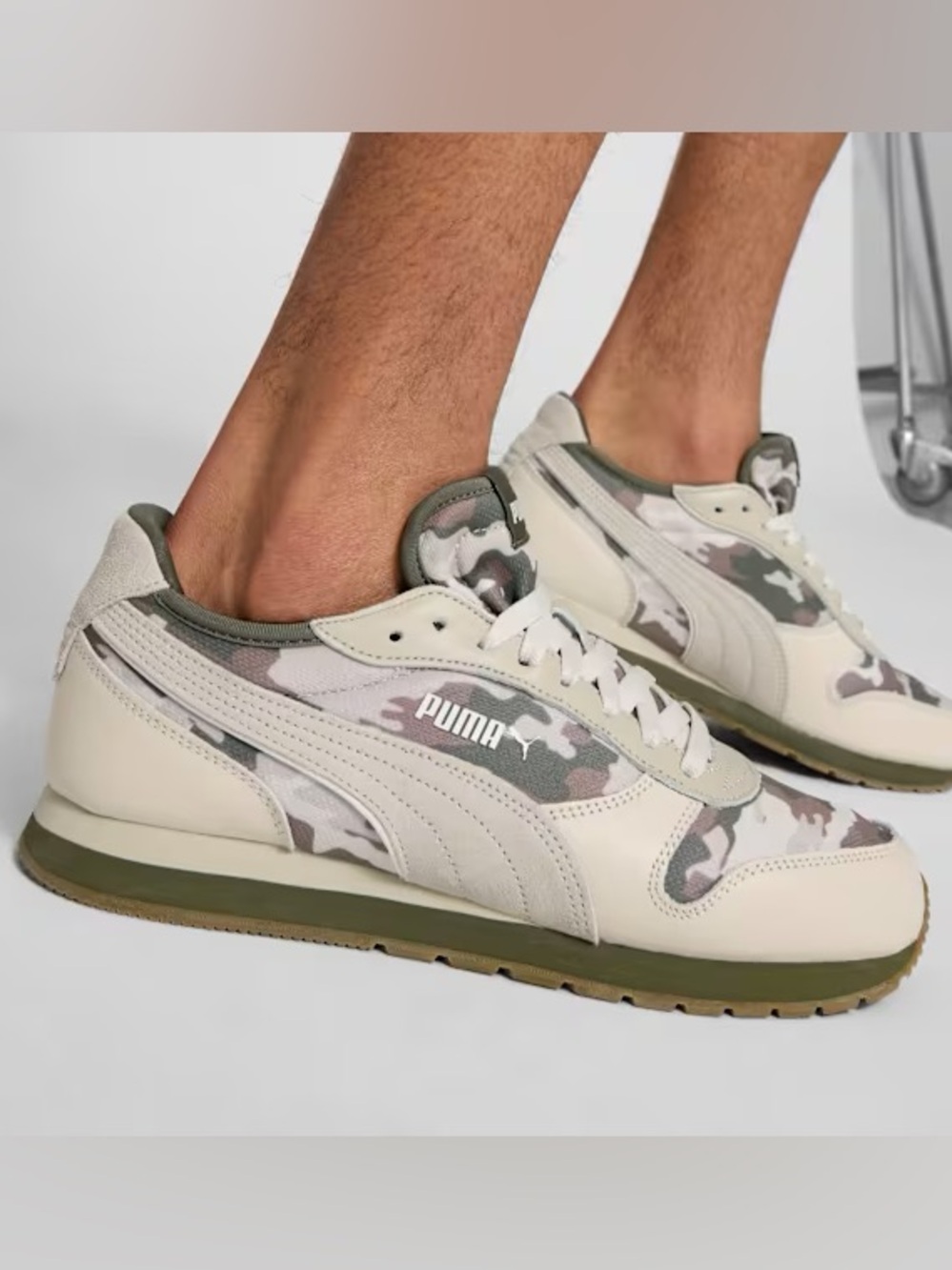 PUMA Men’s Camo Low-Top Sneakers